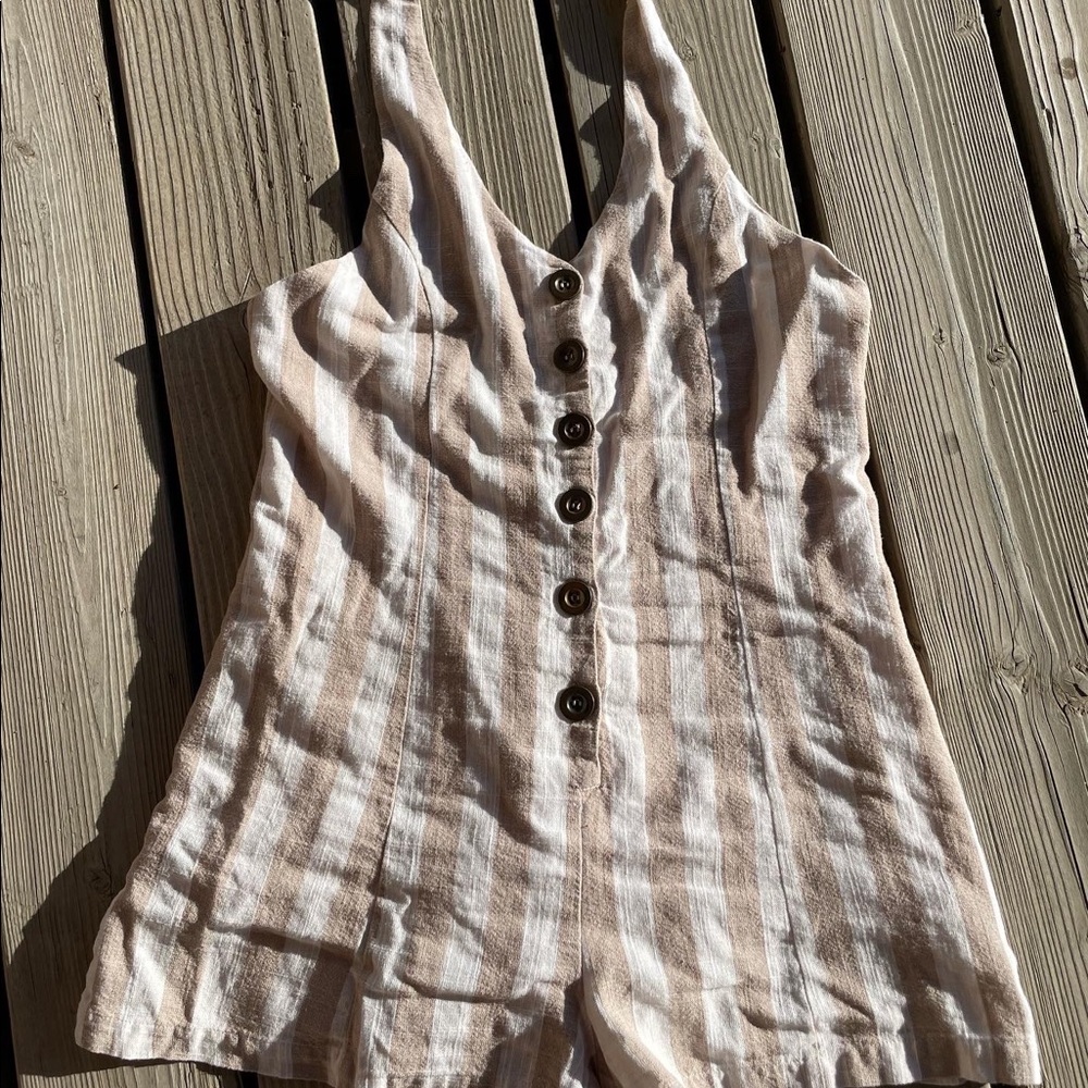 Paradise USA striped romper size L